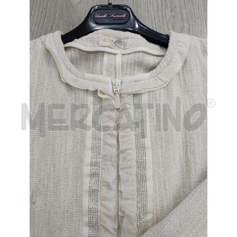 GIACCA BAMBINA MONNALISA BEIGE LUREX ORO | Mercatino dell'Usato Roma gregorio vii 4