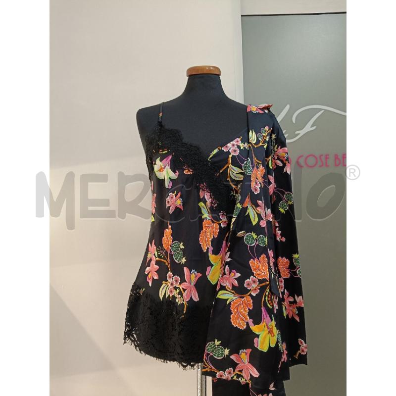 GIACCA+CANOTTA DONNA LIU JO NERA FIORI ROSA ARNACIO | Mercatino dell'Usato Roma gregorio vii 4