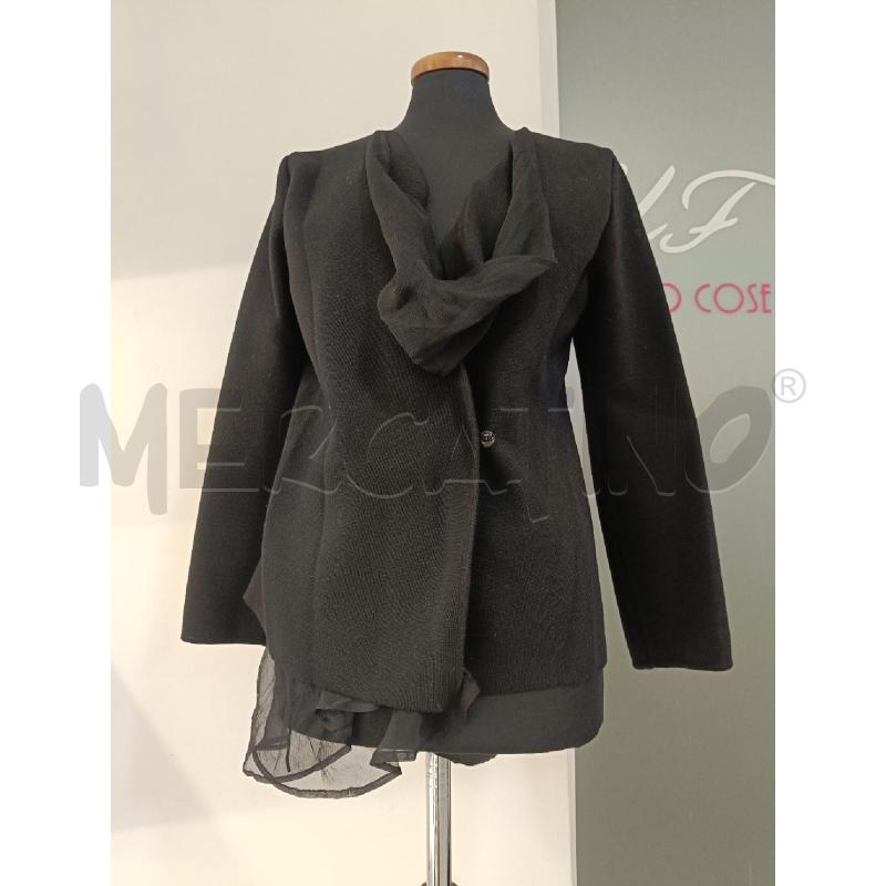 GIACCA CHRISTIAN DIOR NERA BLUSA INCORPORATA  | Mercatino dell'Usato Roma gregorio vii 1