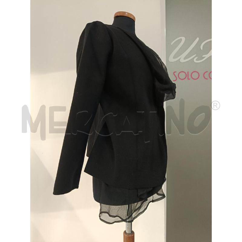 GIACCA CHRISTIAN DIOR NERA BLUSA INCORPORATA  | Mercatino dell'Usato Roma gregorio vii 2