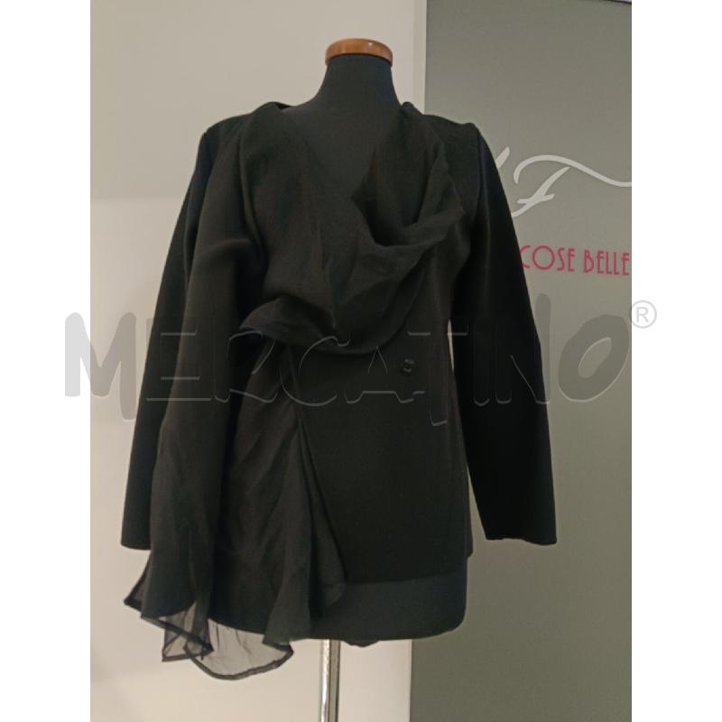 GIACCA CHRISTIAN DIOR NERA BLUSA INCORPORATA  | Mercatino dell'Usato Roma gregorio vii 3
