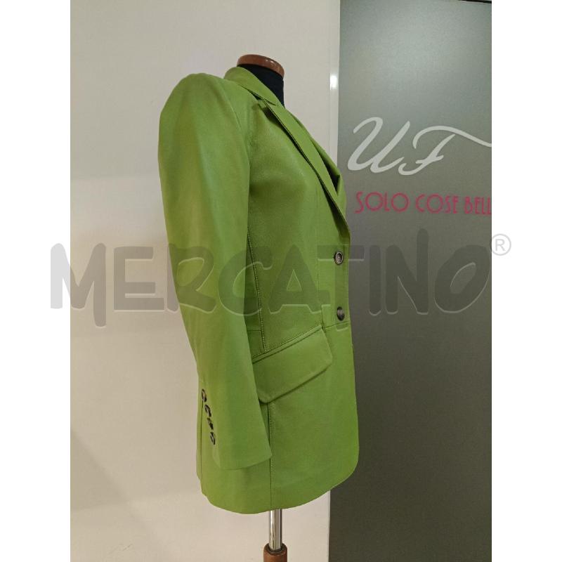 GIACCA DONNA ARMA VERDE PELLE DUE BOTT | Mercatino dell'Usato Roma gregorio vii 2