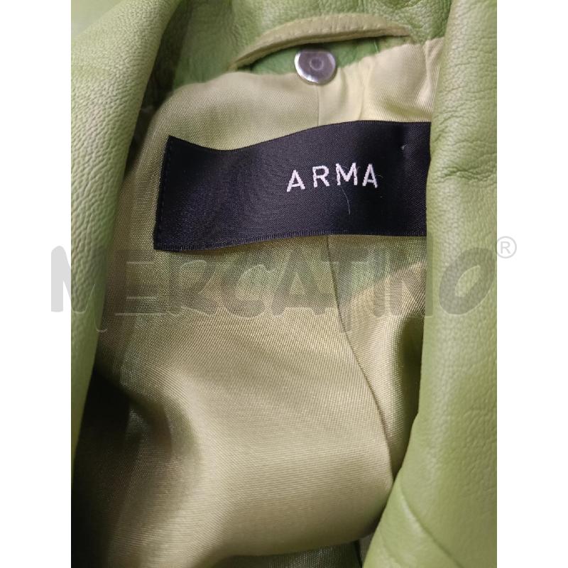 GIACCA DONNA ARMA VERDE PELLE DUE BOTT | Mercatino dell'Usato Roma gregorio vii 4