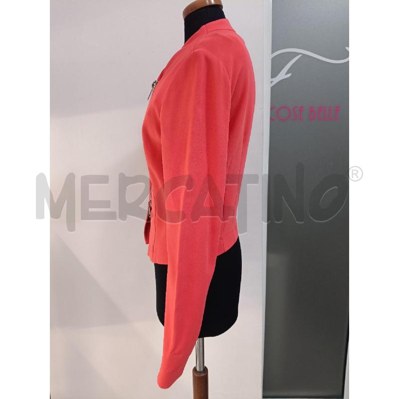 GIACCA DONNA BEATRICE B CORALLO ZIP ARGENT | Mercatino dell'Usato Roma gregorio vii 2
