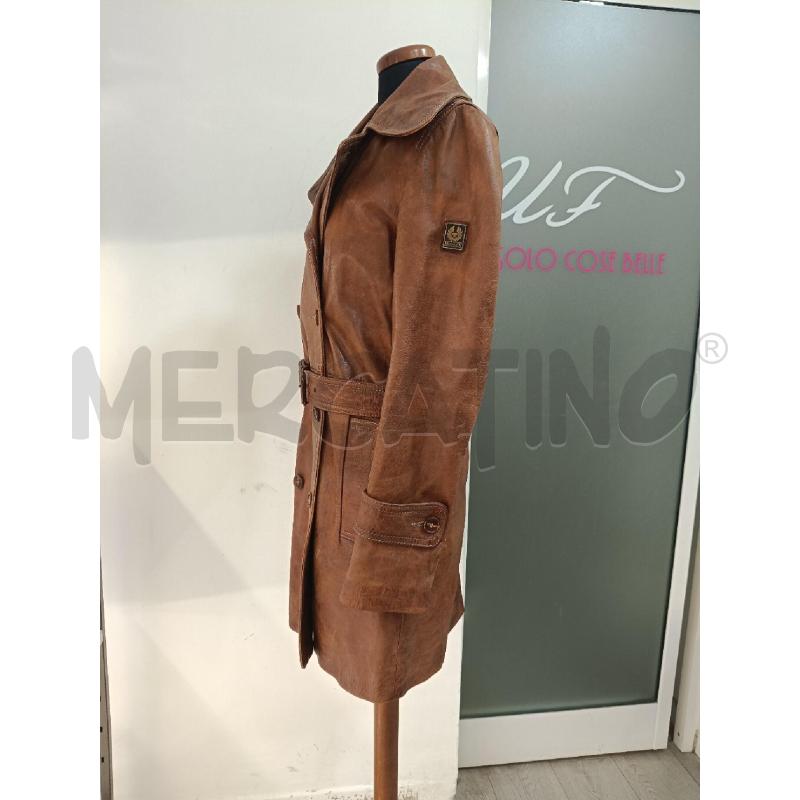 GIACCA DONNA BELSTAFF MARRONE PELLE  | Mercatino dell'Usato Roma gregorio vii 2
