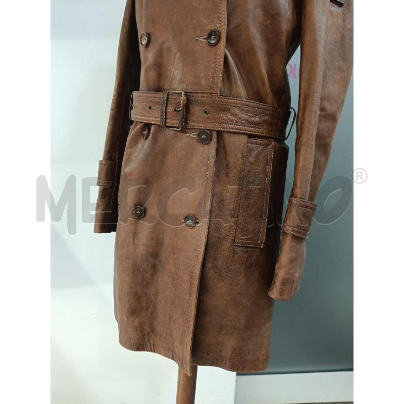 GIACCA DONNA BELSTAFF MARRONE PELLE  | Mercatino dell'Usato Roma gregorio vii 3