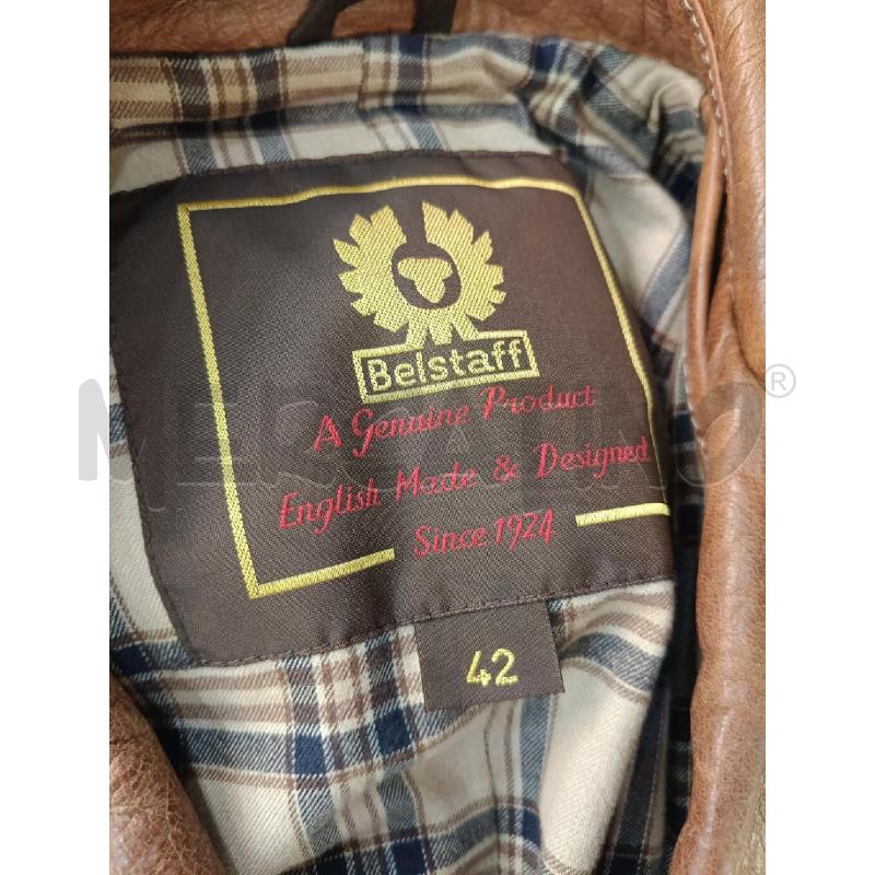 GIACCA DONNA BELSTAFF MARRONE PELLE  | Mercatino dell'Usato Roma gregorio vii 5