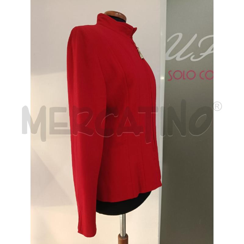 GIACCA DONNA CHRISTIAN DIOR ROSSA ZIP NAPPA | Mercatino dell'Usato Roma gregorio vii 2