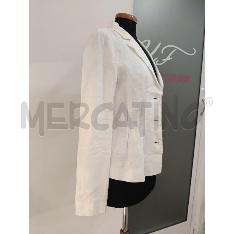 GIACCA DONNA DIFF TESSILA BIANCA LINO | Mercatino dell'Usato Roma gregorio vii 2