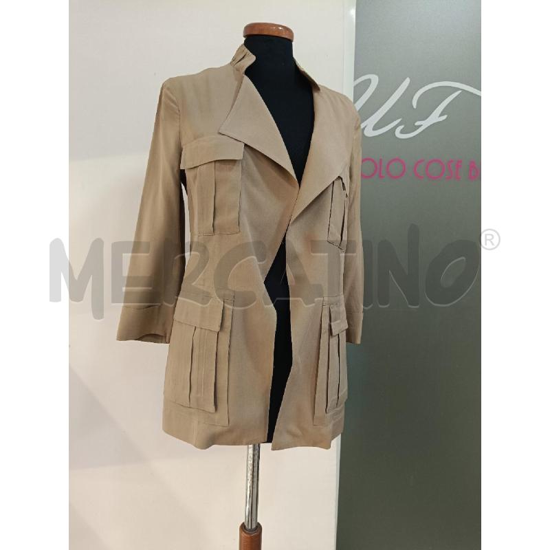 GIACCA DONNA DIFF TESSILE MARRONE SETA CINTURA | Mercatino dell'Usato Roma gregorio vii 1