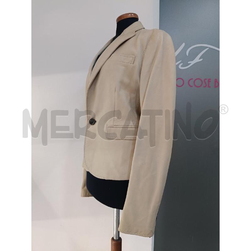 GIACCA DONNA DSQUARED PELLE BEIGE | Mercatino dell'Usato Roma gregorio vii 2