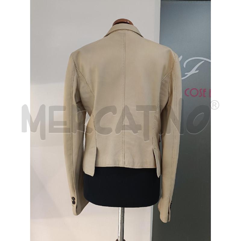 GIACCA DONNA DSQUARED PELLE BEIGE | Mercatino dell'Usato Roma gregorio vii 3