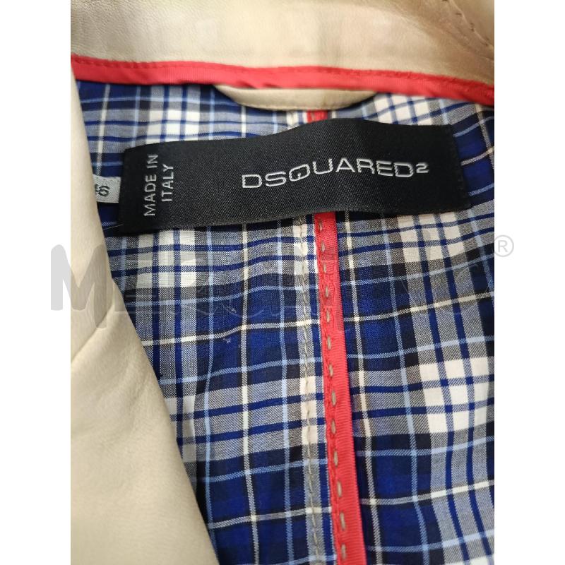 GIACCA DONNA DSQUARED PELLE BEIGE | Mercatino dell'Usato Roma gregorio vii 4