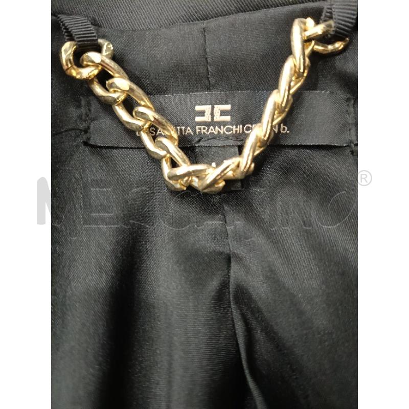 GIACCA DONNA ELISABETTA FRANCHI NERA LACCI | Mercatino dell'Usato Roma gregorio vii 4