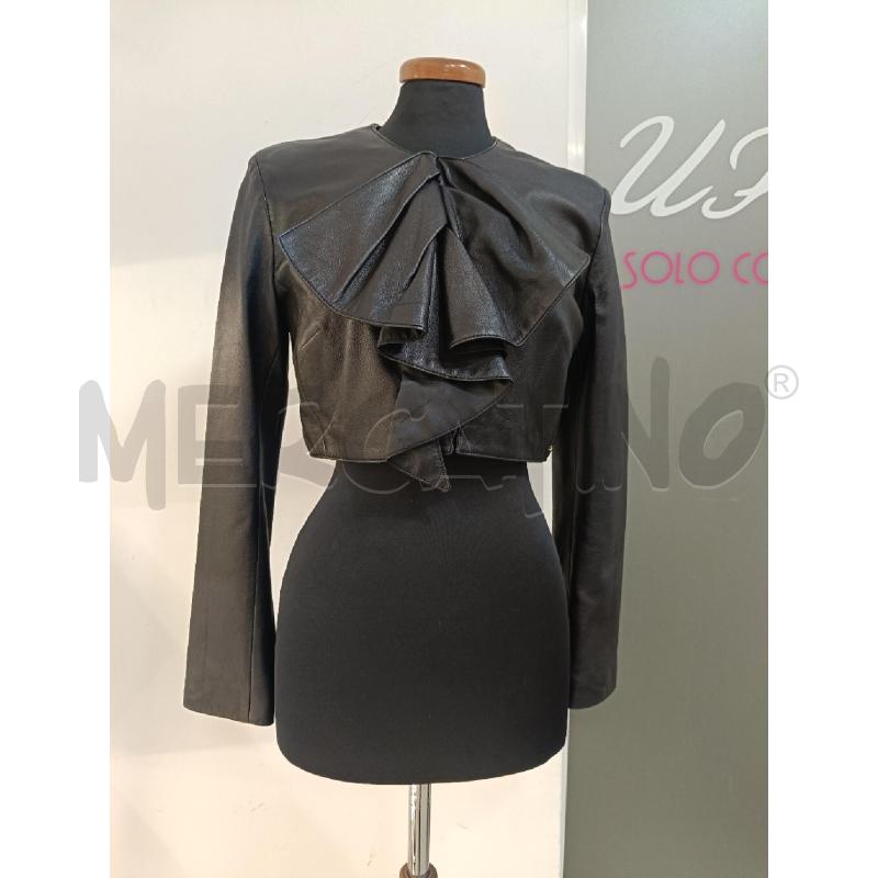 GIACCA DONNA ELISABETTA FRANCHI NERA PELLE | Mercatino dell'Usato Roma gregorio vii 1