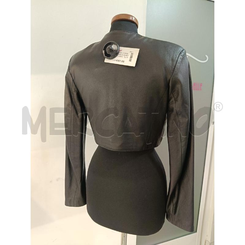 GIACCA DONNA ELISABETTA FRANCHI NERA PELLE | Mercatino dell'Usato Roma gregorio vii 3