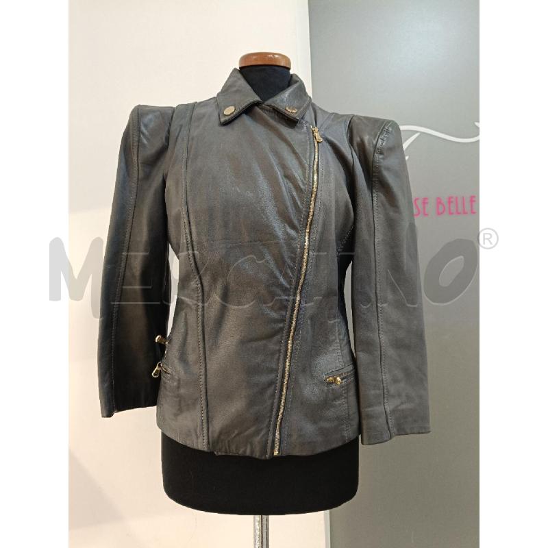 GIACCA DONNA ELISABETTA FRANCHI PELLE GRIGIA | Mercatino dell'Usato Roma gregorio vii 1