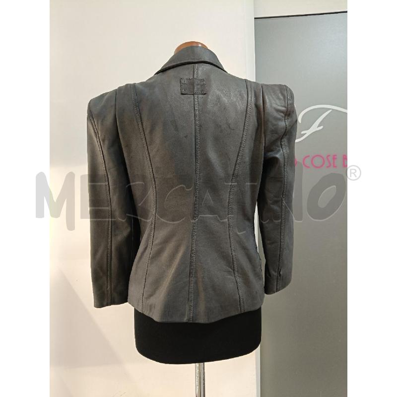 GIACCA DONNA ELISABETTA FRANCHI PELLE GRIGIA | Mercatino dell'Usato Roma gregorio vii 3