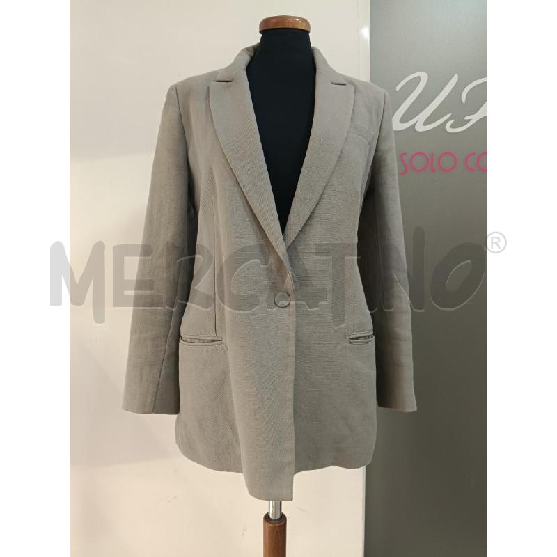 GIACCA DONNA EMPORIO ARMANI GRIGIA COTONE E LINO | Mercatino dell'Usato Roma gregorio vii 1