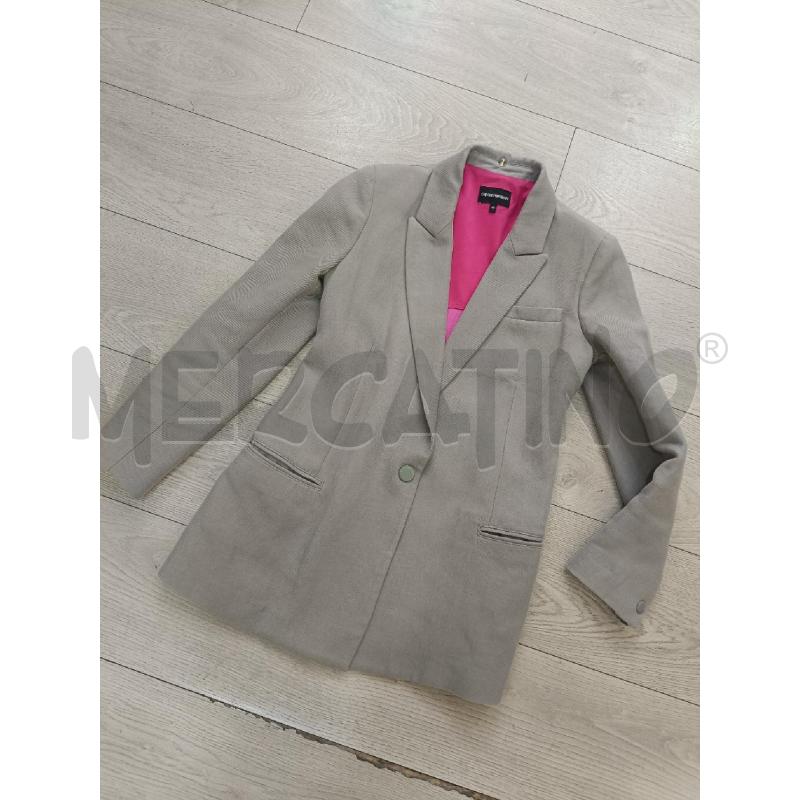 GIACCA DONNA EMPORIO ARMANI GRIGIA COTONE E LINO | Mercatino dell'Usato Roma gregorio vii 4