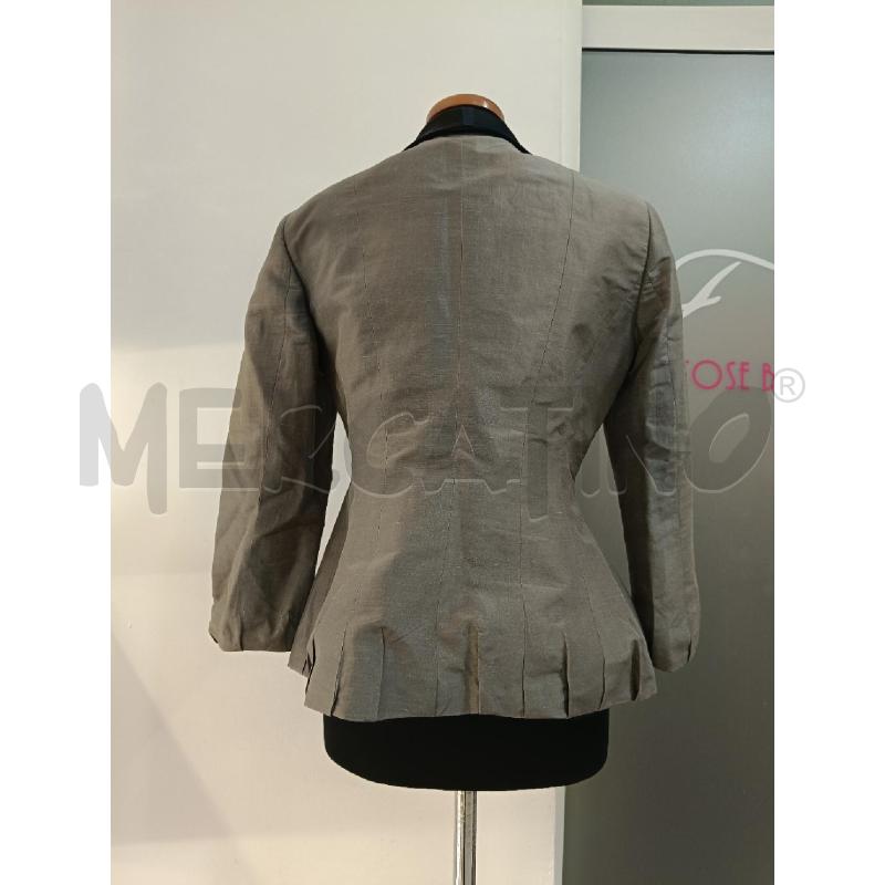 GIACCA DONNA EMPORIO ARMANI GRIGIA REVERSE NERO MISTO SETA | Mercatino dell'Usato Roma gregorio vii 3