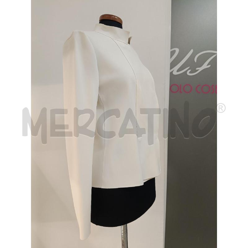 GIACCA DONNA EMPORIO ARMANI PANNA BOTTONI A SCOMPARSA | Mercatino dell'Usato Roma gregorio vii 2