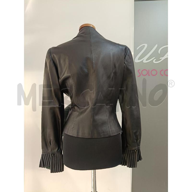 GIACCA DONNA FEDERICO SANGALLI NERO PIEGHE | Mercatino dell'Usato Roma gregorio vii 3