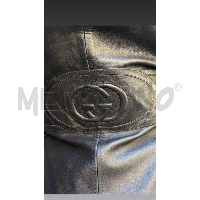 GIACCA DONNA GUCCI NERA PELLE FASCIA GG | Mercatino dell'Usato Roma gregorio vii 2