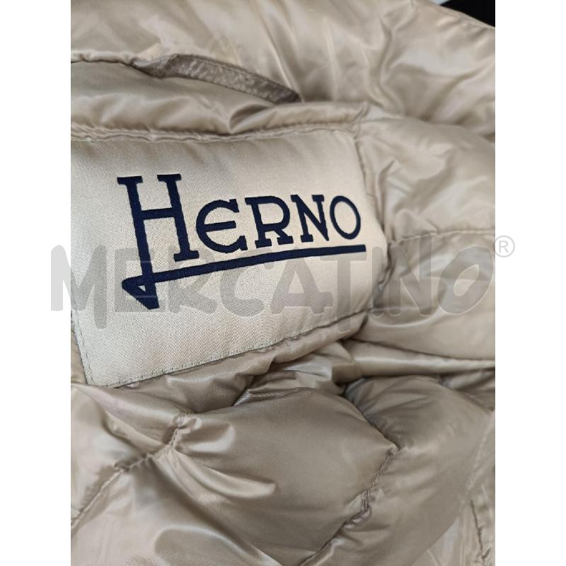 GIACCA DONNA HERNO BEIGE PAILLETTES | Mercatino dell'Usato Roma gregorio vii 2
