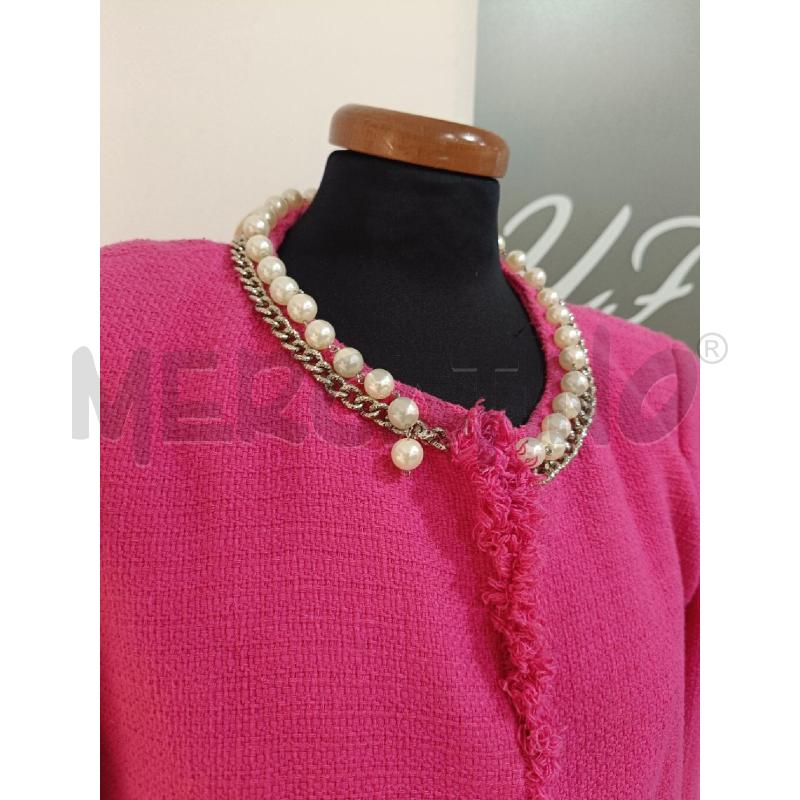 GIACCA DONNA LUNATIC ROSA COLLO PERLE | Mercatino dell'Usato Roma gregorio vii 2
