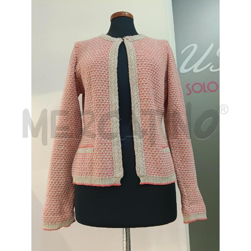 GIACCA DONNA MAISON SCOTCH LUREX SALMONE BEIGE | Mercatino dell'Usato Roma gregorio vii 1