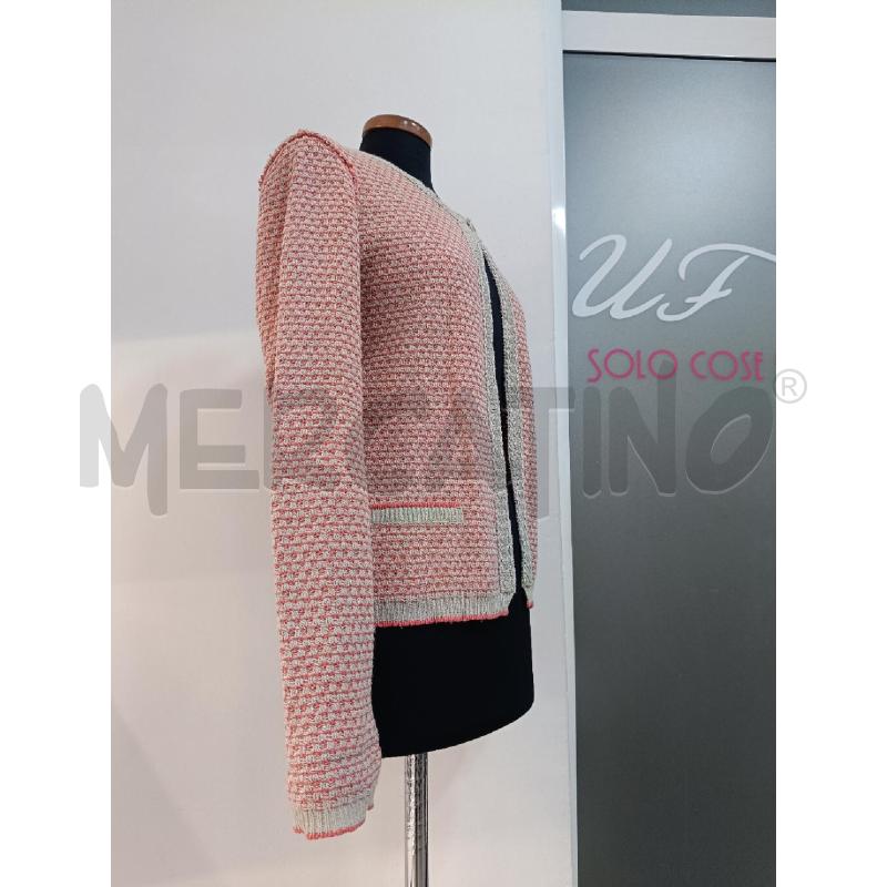 GIACCA DONNA MAISON SCOTCH LUREX SALMONE BEIGE | Mercatino dell'Usato Roma gregorio vii 2