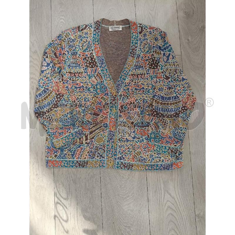 GIACCA DONNA MISSONI MULTICOLOR BOTTONI GIALLI | Mercatino dell'Usato Roma gregorio vii 1