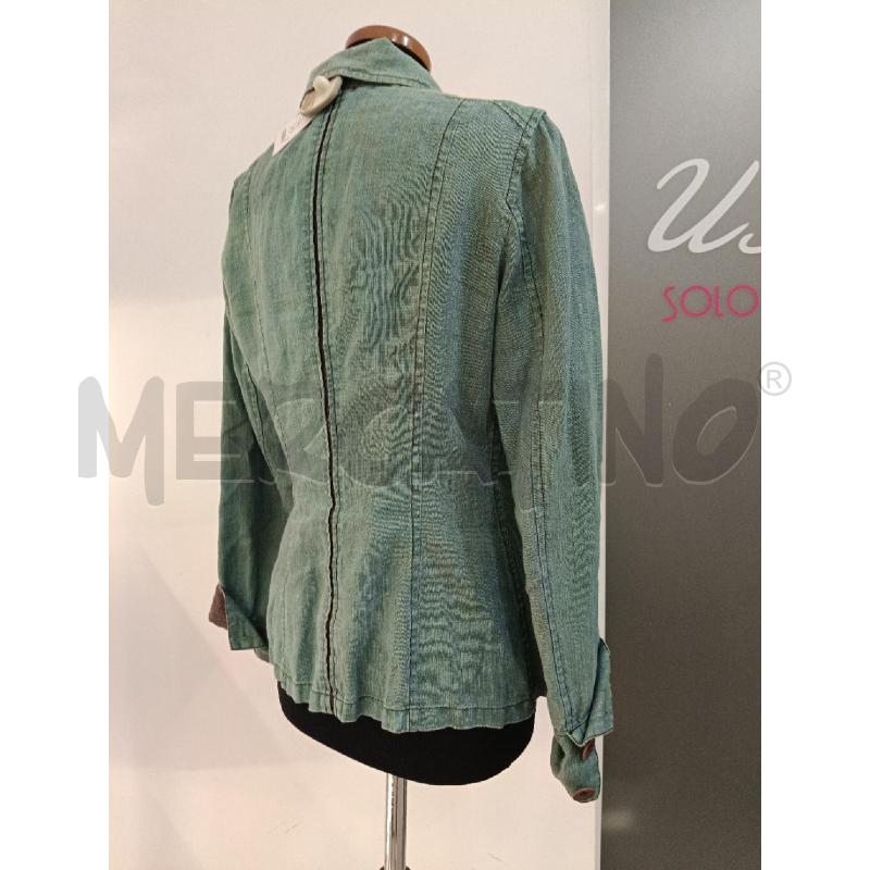 GIACCA DONNA PENNYBLACK VERDE ACQUA IN LINO | Mercatino dell'Usato Roma gregorio vii 3