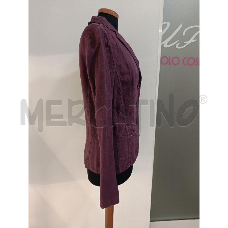 GIACCA DONNA PESERICO BORDEUAX LINO | Mercatino dell'Usato Roma gregorio vii 2