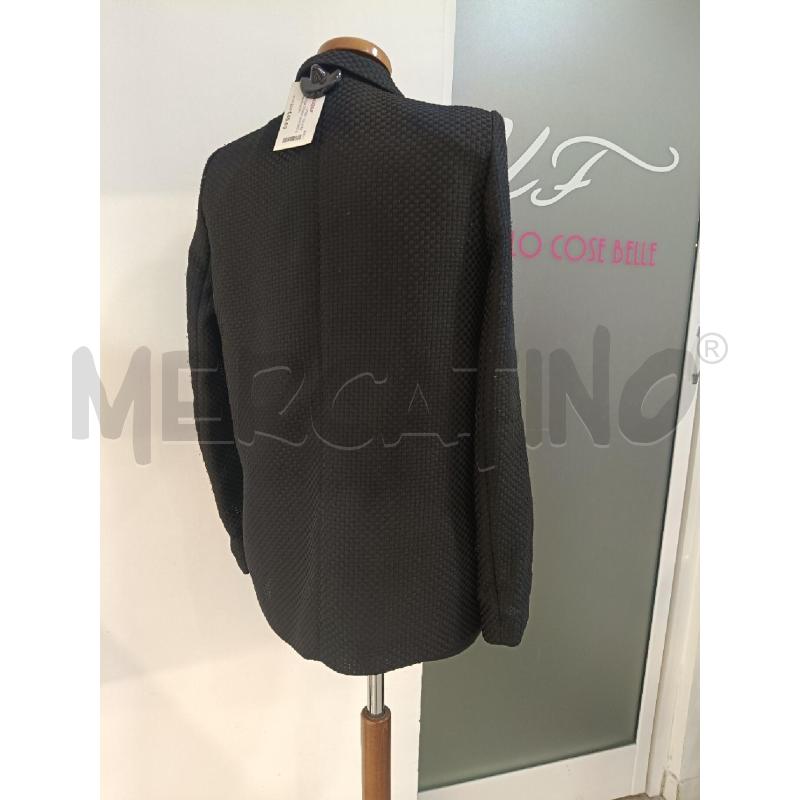 GIACCA DONNA SANDRO NERA QUADRI | Mercatino dell'Usato Roma gregorio vii 3