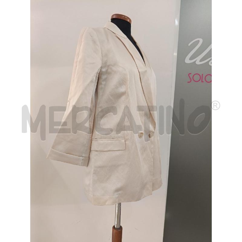 GIACCA DONNA SEMICOUTURE BEIGE MISTO LINO | Mercatino dell'Usato Roma gregorio vii 2