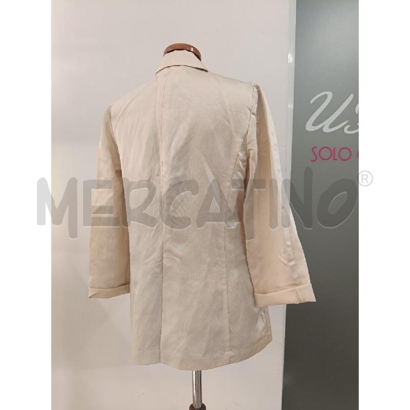 GIACCA DONNA SEMICOUTURE BEIGE MISTO LINO | Mercatino dell'Usato Roma gregorio vii 3