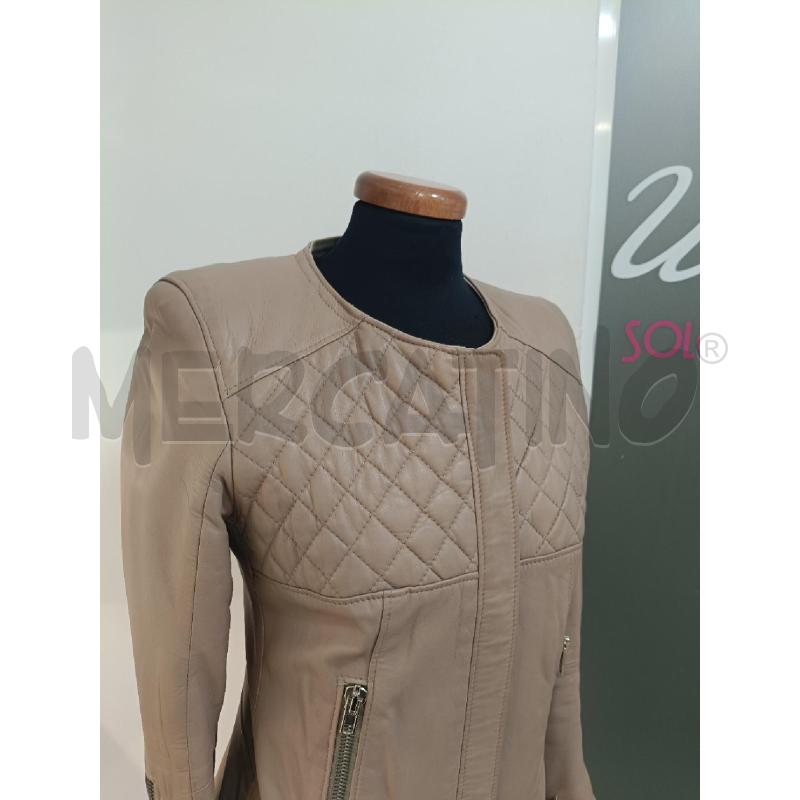 GIACCA DONNA SWORD PELLE BEIGE TRAP | Mercatino dell'Usato Roma gregorio vii 2