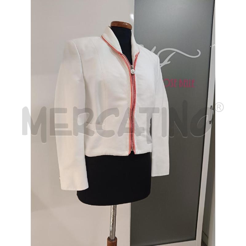 GIACCA DONNA VERSUS GIANNI VERSACE BIANCA PROFILI ROSSI | Mercatino dell'Usato Roma gregorio vii 1