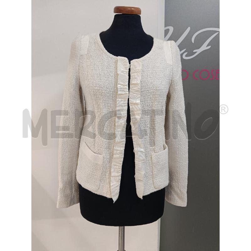 GIACCA DONNA WEEKEND MAX MARA TWEED BIANCA | Mercatino dell'Usato Roma gregorio vii 1