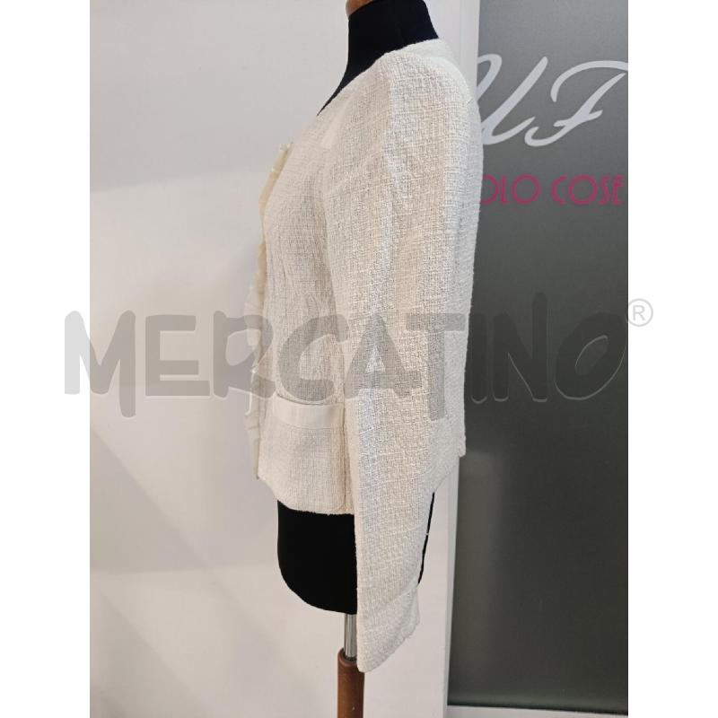 GIACCA DONNA WEEKEND MAX MARA TWEED BIANCA | Mercatino dell'Usato Roma gregorio vii 2