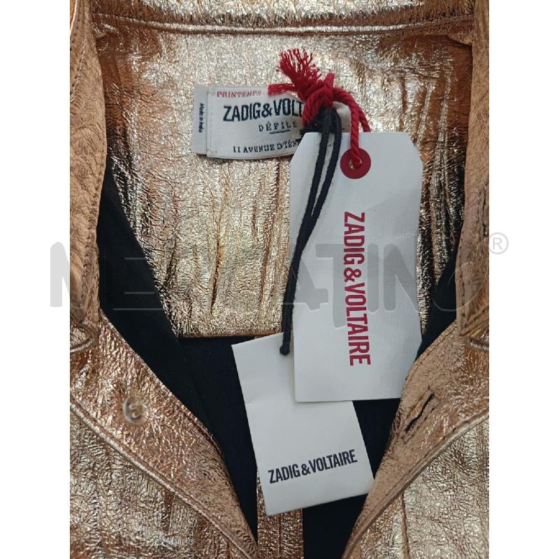 GIACCA DONNA ZADIG E VOLTAIRE DORATA PELLE | Mercatino dell'Usato Roma gregorio vii 2