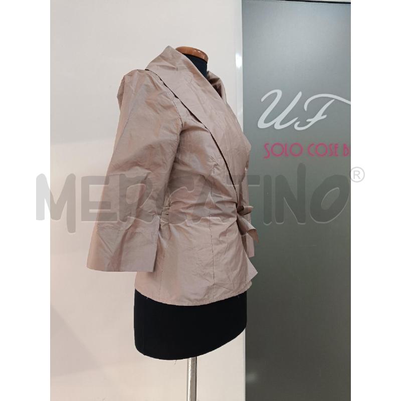 GIACCA MAX MARA BEIGE CANGIANTE CHIUSURA A NODO | Mercatino dell'Usato Roma gregorio vii 2