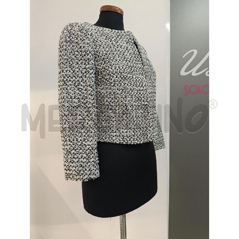 GIACCA MAX MARA TWEED BIANCA NERA  | Mercatino dell'Usato Roma gregorio vii 2