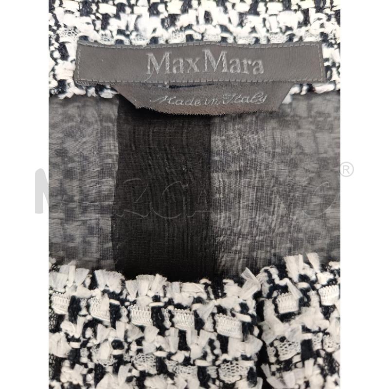 GIACCA MAX MARA TWEED BIANCA NERA  | Mercatino dell'Usato Roma gregorio vii 4