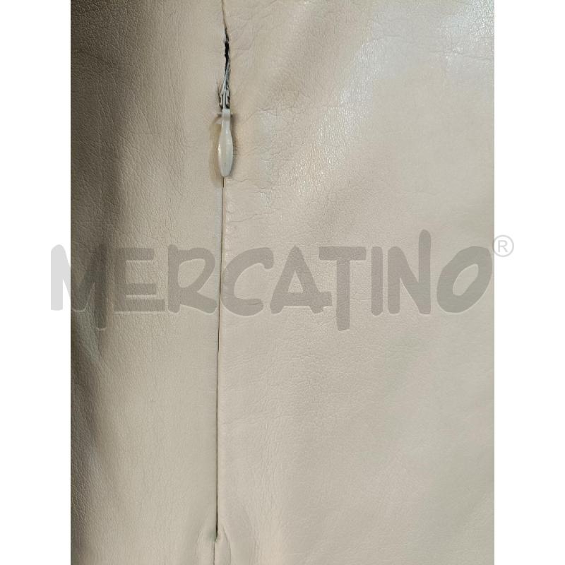 GIACCA PELLE DONNA SPORTMAX BEIGE INTERNO VERDE | Mercatino dell'Usato Roma gregorio vii 2