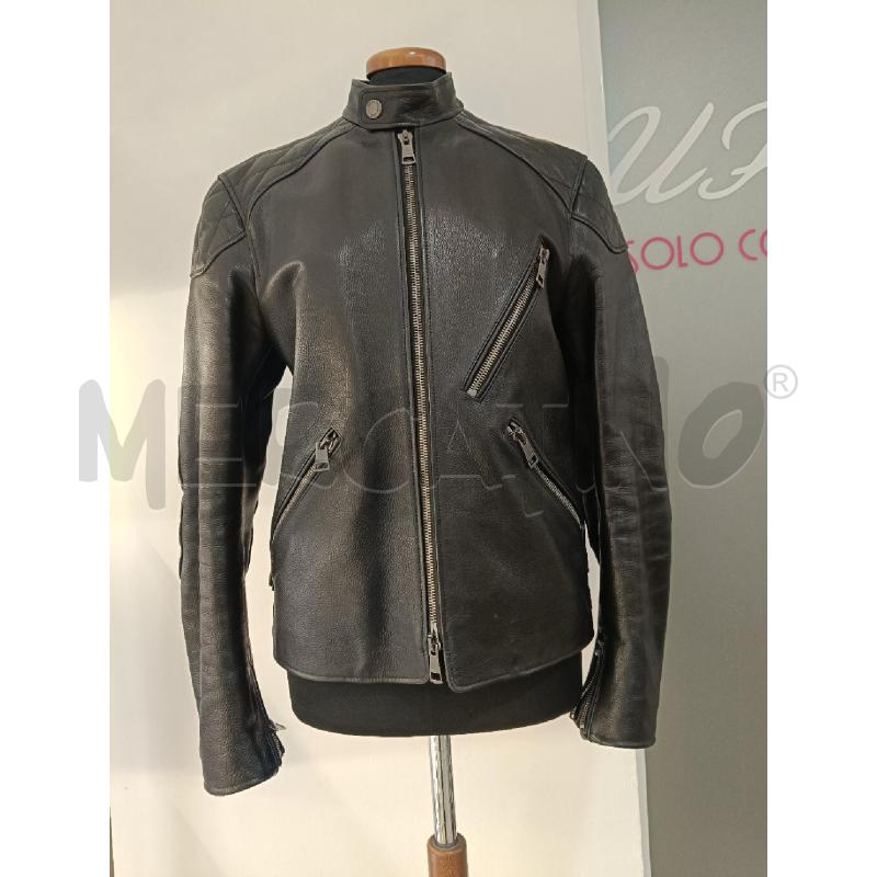 GIACCA PELLE UOMO BURBERRY BRIT NERO ZIP | Mercatino dell'Usato Roma gregorio vii 1