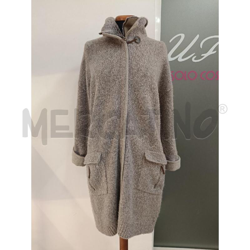 GIACCA UOMO FABIANA FILIPPI BEIGE PELO COLLETTO | Mercatino dell'Usato Roma gregorio vii 1