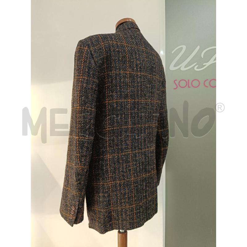 GIACCA UOMO NERVESA TWEED NERA BLU ARANCIONE | Mercatino dell'Usato Roma gregorio vii 3